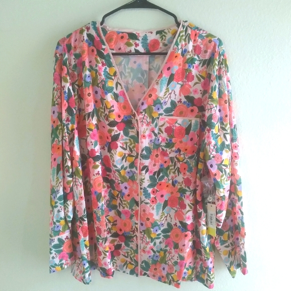 Rifle Paper Co. Other - RIFLE PAPER CO SUMMERSALT Pajama Top, NWT